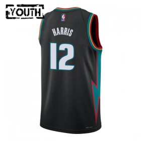 Dres Detroit Pistons Tobias Harris Nike 2025-26 City Edition Crno Swingman - Dječji
